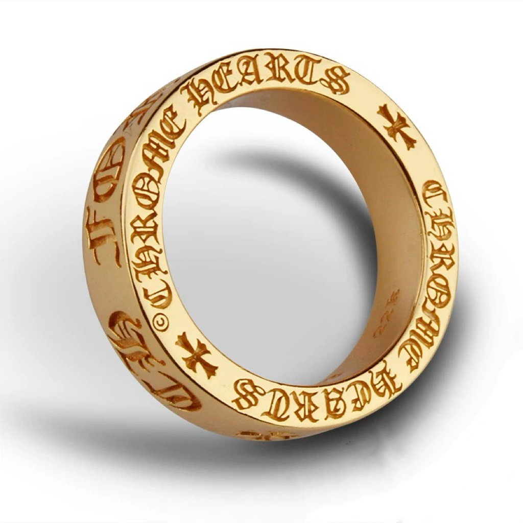 Chrome Hearts Cross Ring - Gothic 925 Sterling Silver Jewelry | David Studio