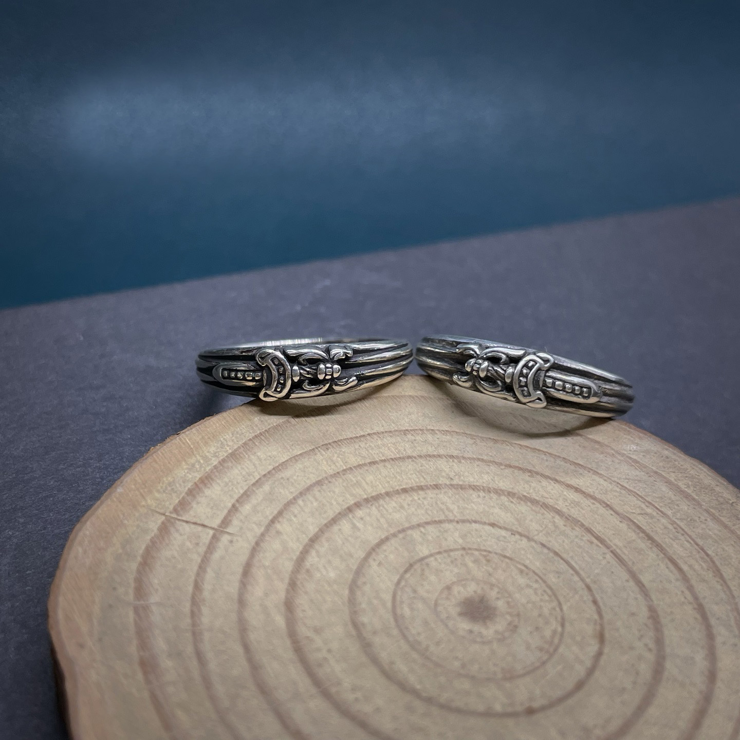 Chrome Hearts Cross Ring - Gothic 925 Sterling Silver Jewelry | David Studio