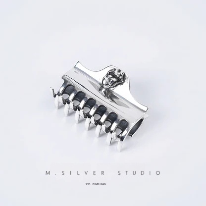 Chrome Hearts Cross Ring - Gothic 925 Sterling Silver Jewelry | David Studio