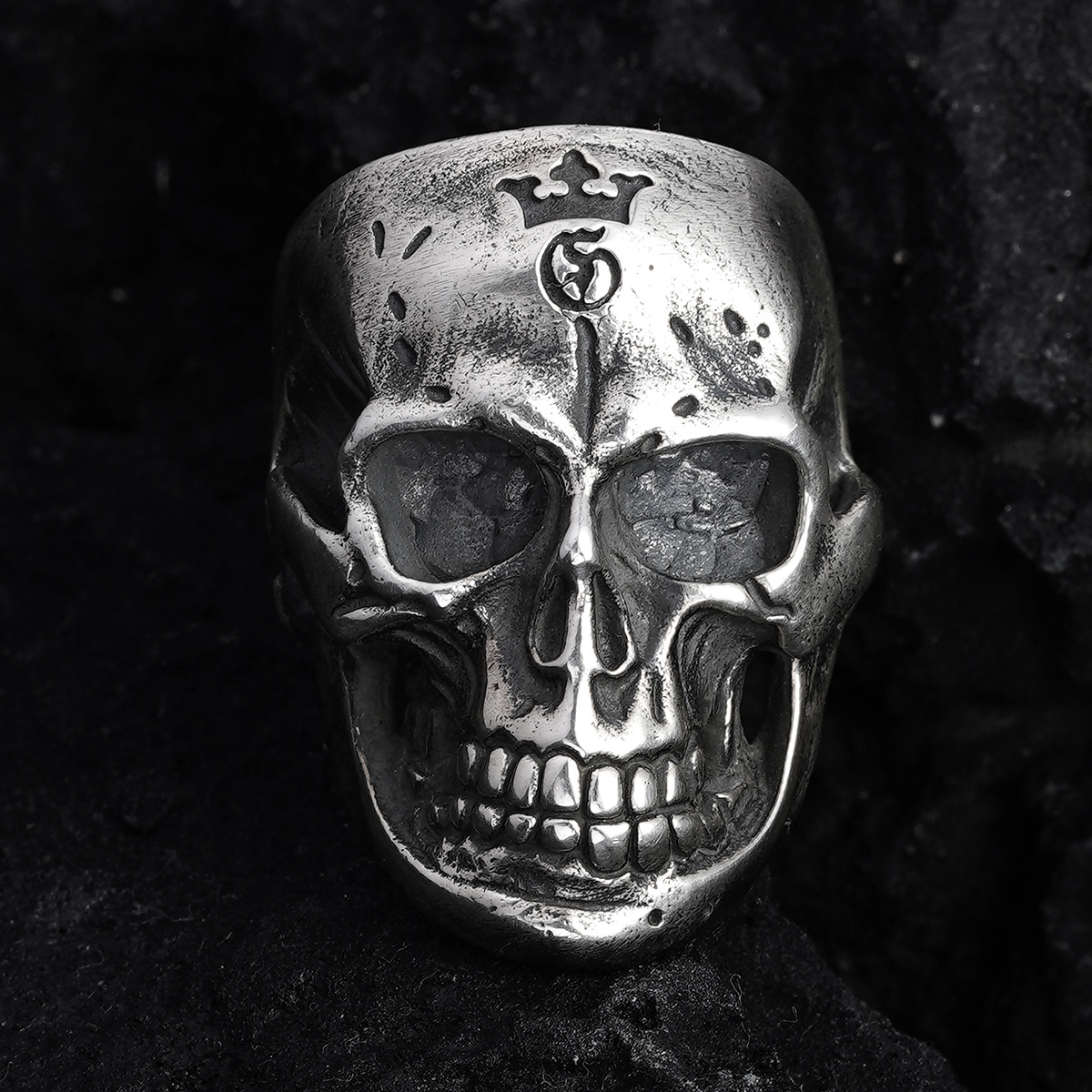 Chrome Hearts Cross Ring - Gothic 925 Sterling Silver Jewelry | David Studio