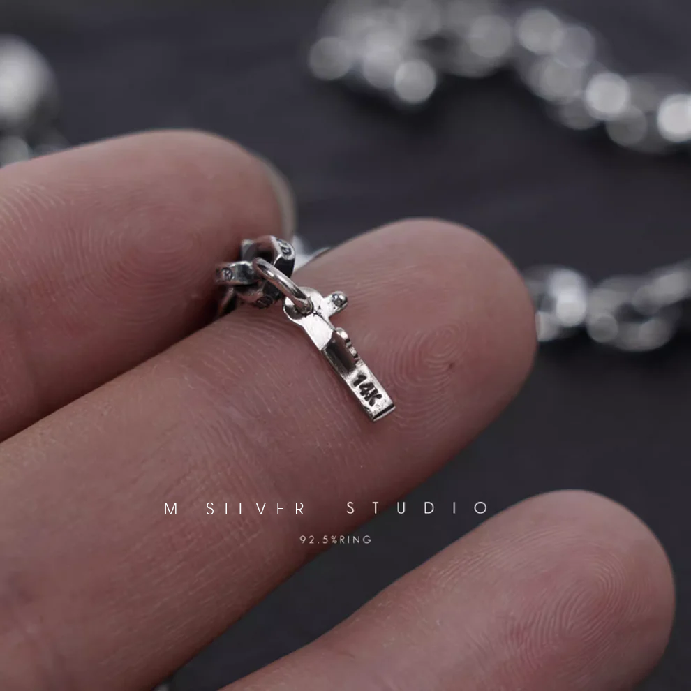 Chrome Hearts Cross Ring - Gothic 925 Sterling Silver Jewelry | David Studio