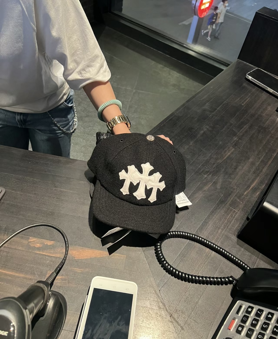 Chrome Hearts Cross Ring - Gothic 925 Sterling Silver Jewelry | David Studio