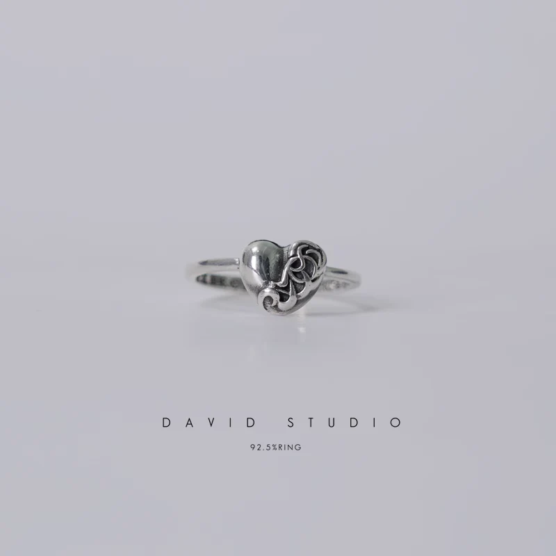 Chrome Hearts Cross Ring - Gothic 925 Sterling Silver Jewelry | David Studio