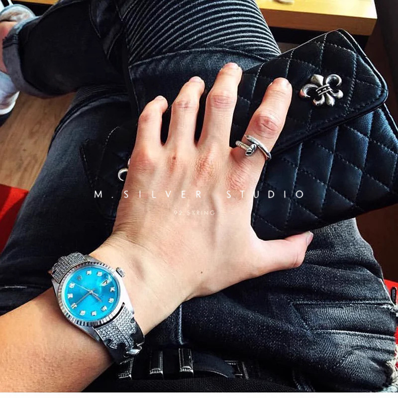 Chrome Hearts Cross Ring - Gothic 925 Sterling Silver Jewelry | David Studio