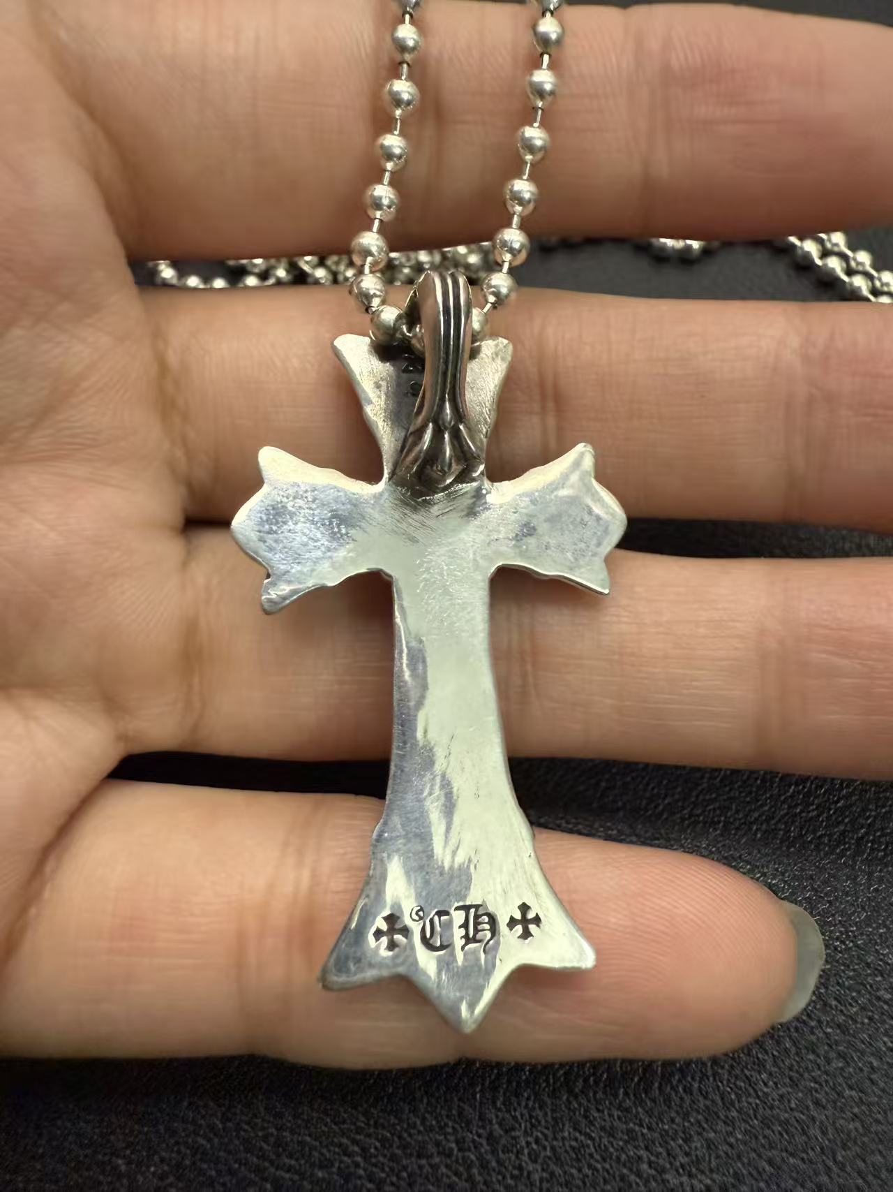 Chrome Hearts Cross Ring - Gothic 925 Sterling Silver Jewelry | David Studio