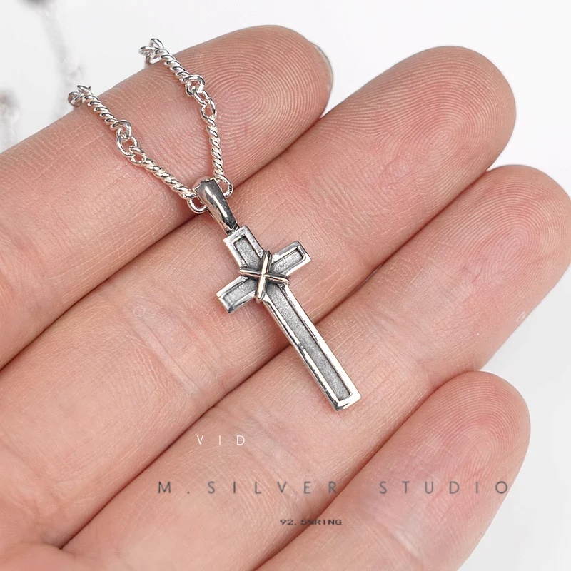 Chrome Hearts Cross Ring - Gothic 925 Sterling Silver Jewelry | David Studio