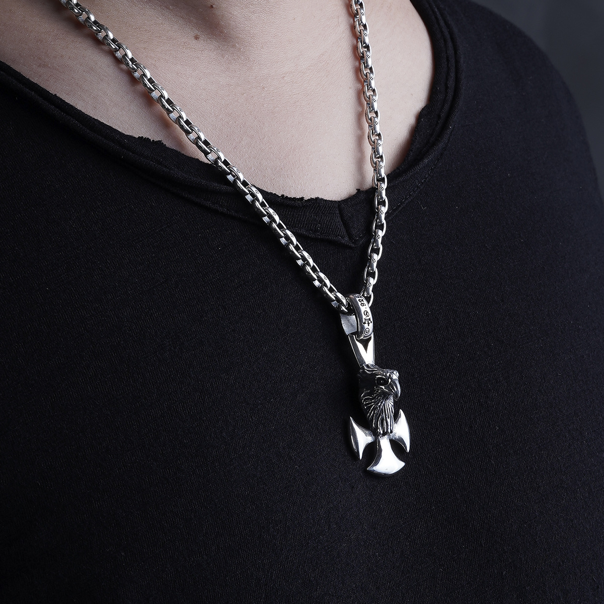 Chrome Hearts Cross Ring - Gothic 925 Sterling Silver Jewelry | David Studio