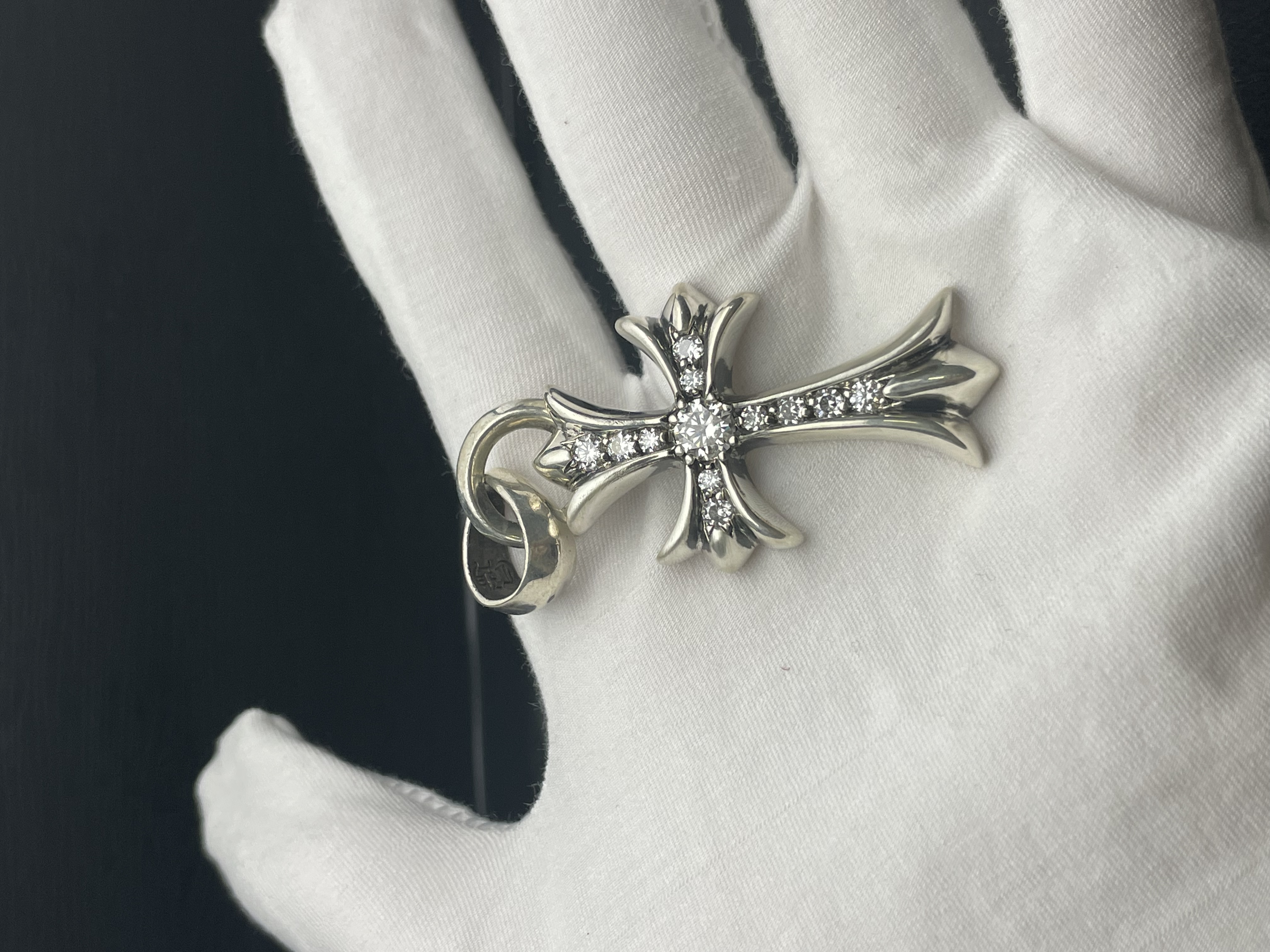 Chrome Hearts Cross Ring - Gothic 925 Sterling Silver Jewelry | David Studio