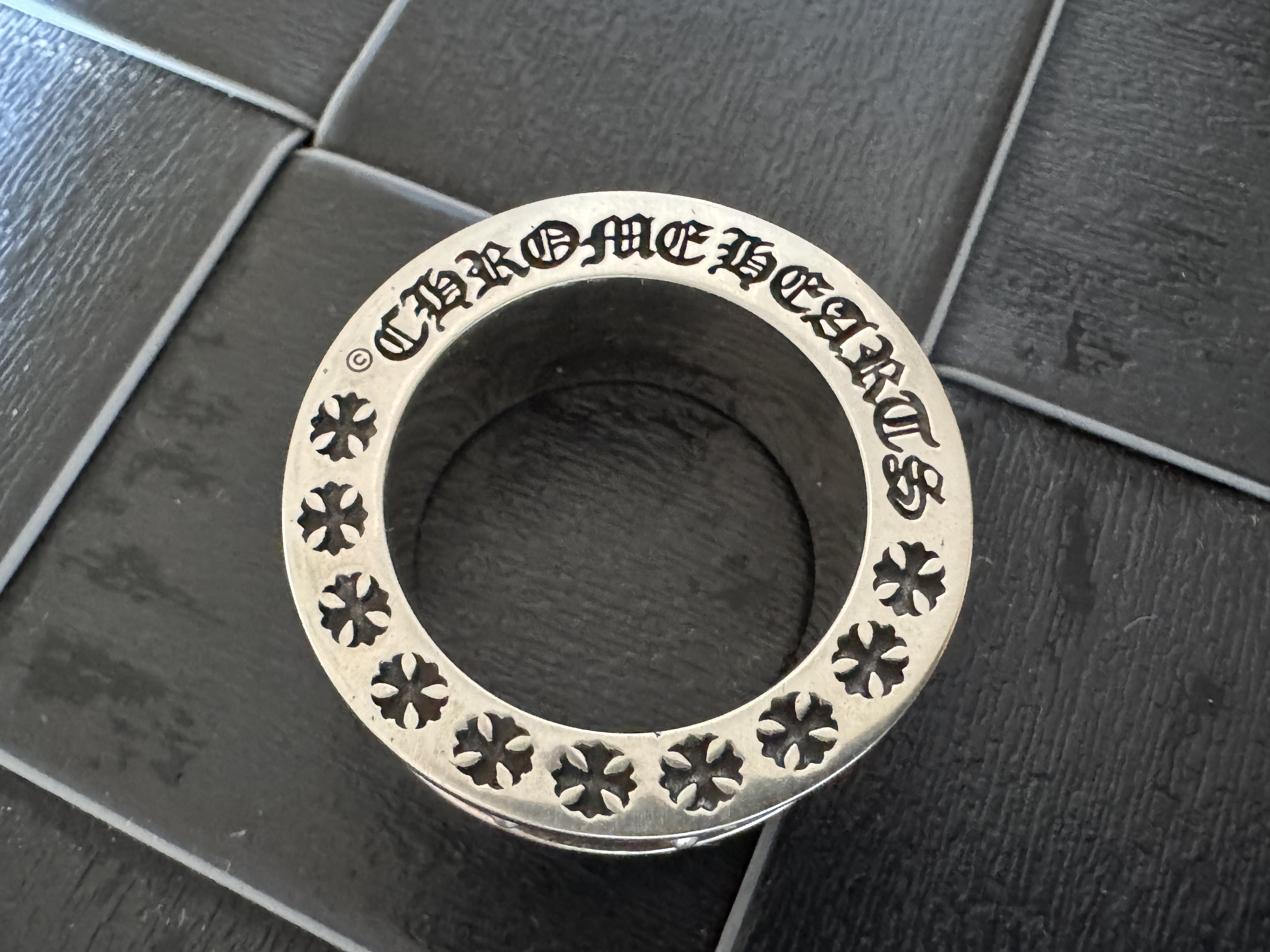 Chrome Hearts Cross Ring - Gothic 925 Sterling Silver Jewelry | David Studio