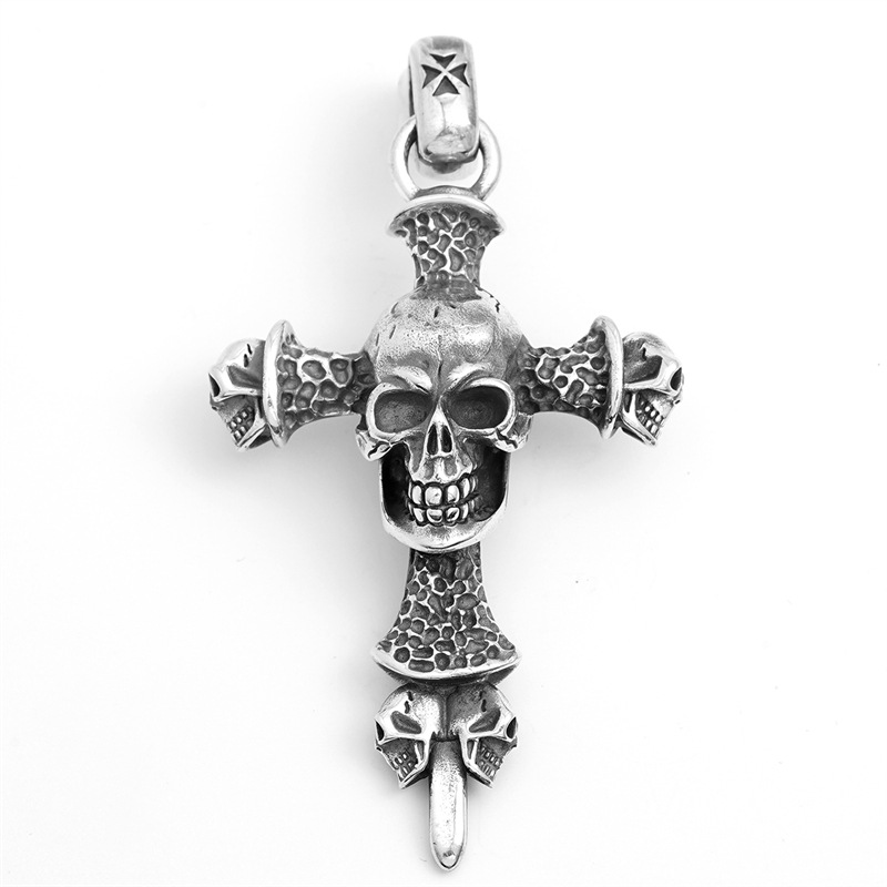 Chrome Hearts Cross Ring - Gothic 925 Sterling Silver Jewelry | David Studio