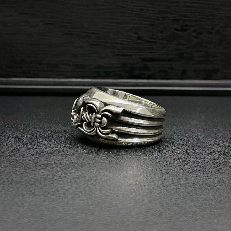 Chrome Hearts Cross Ring - Gothic 925 Sterling Silver Jewelry | David Studio