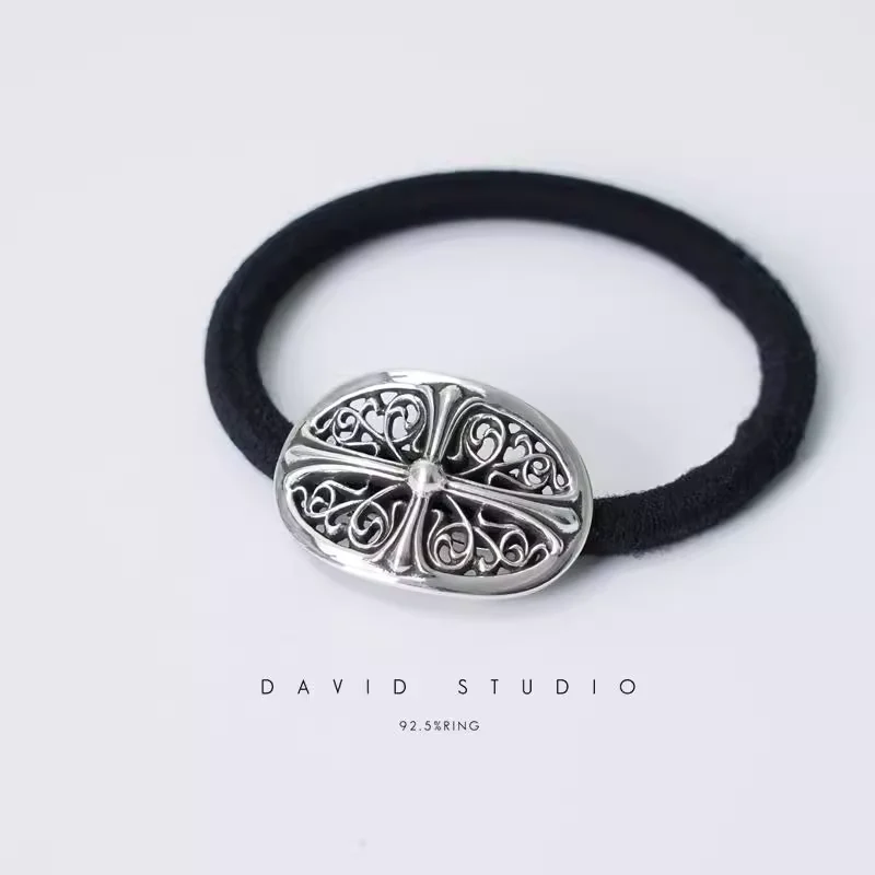 Chrome Hearts Cross Ring - Gothic 925 Sterling Silver Jewelry | David Studio