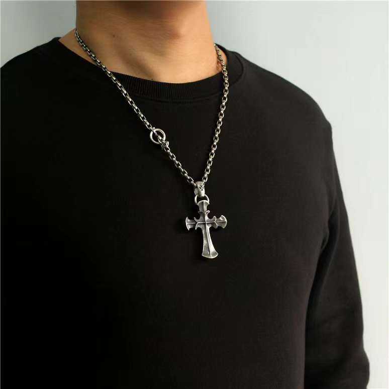 Chrome Hearts Cross Ring - Gothic 925 Sterling Silver Jewelry | David Studio