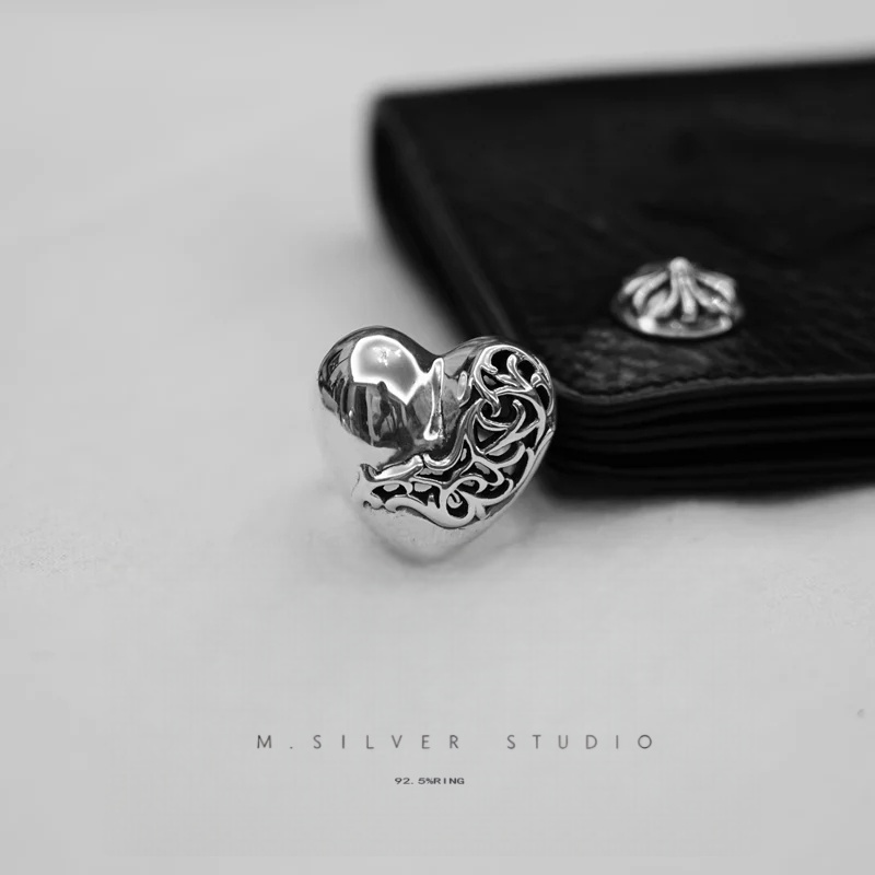 Chrome Hearts Cross Ring - Gothic 925 Sterling Silver Jewelry | David Studio