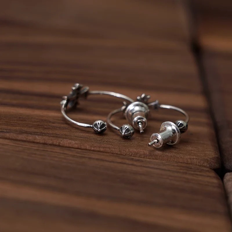 Chrome Hearts Cross Ring - Gothic 925 Sterling Silver Jewelry | David Studio