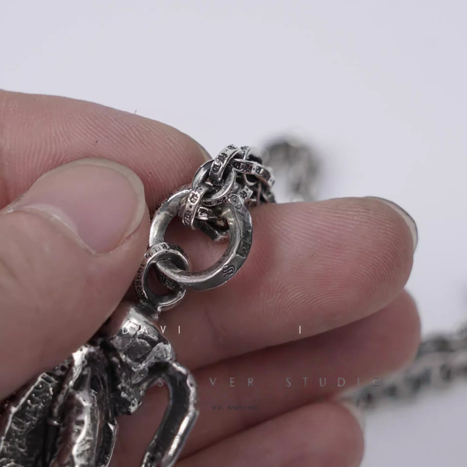 Chrome Hearts Cross Ring - Gothic 925 Sterling Silver Jewelry | David Studio