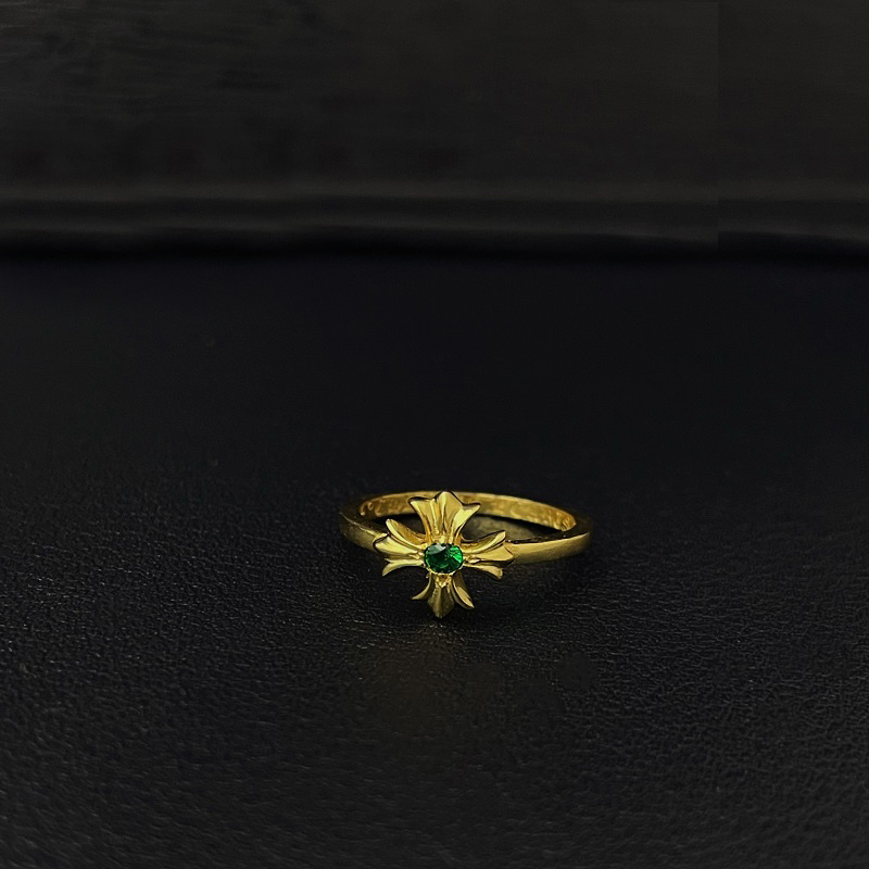 Chrome Hearts Cross Ring - Gothic 925 Sterling Silver Jewelry | David Studio