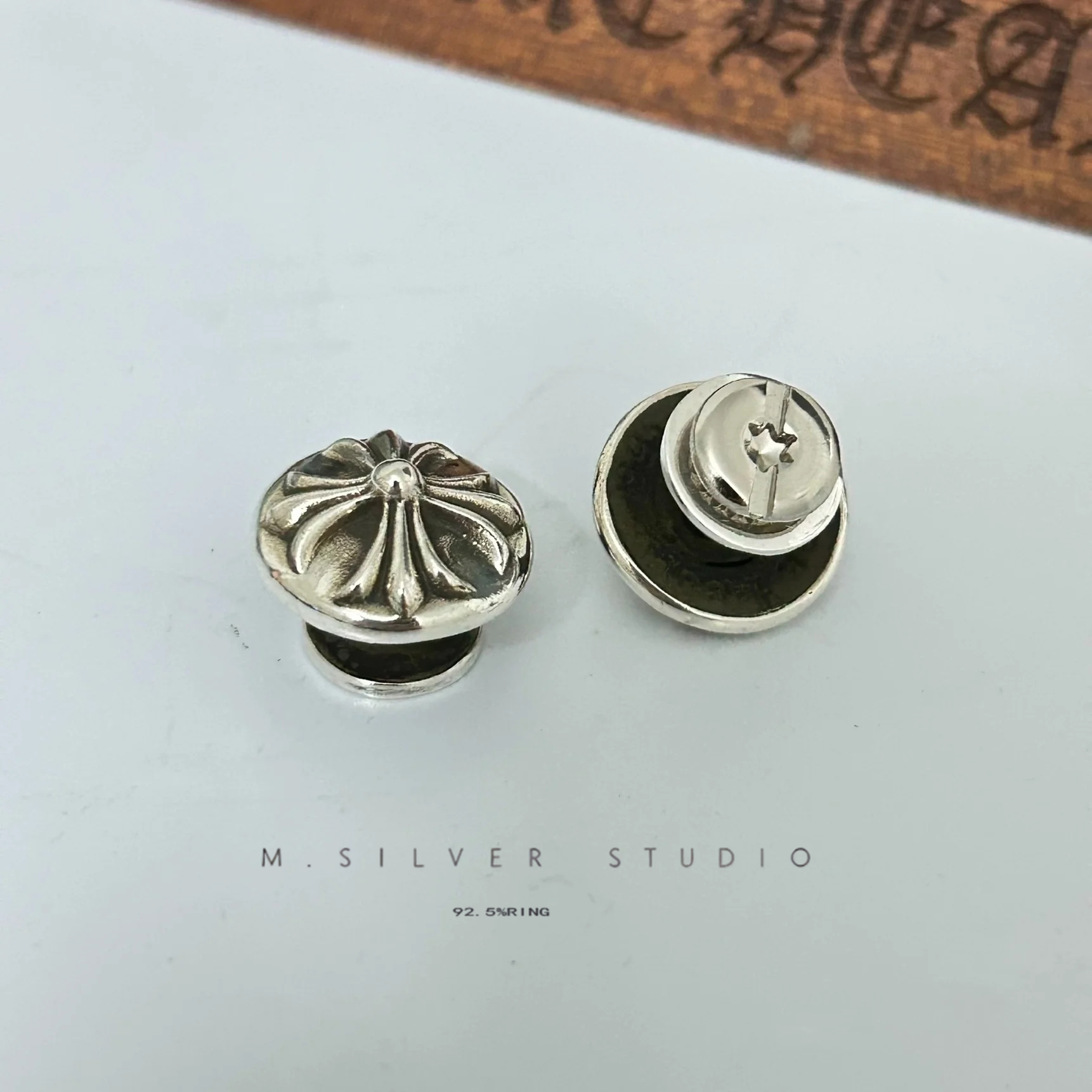 Chrome Hearts Cross Ring - Gothic 925 Sterling Silver Jewelry | David Studio