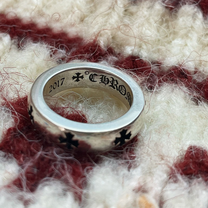 Chrome Hearts Cross Ring - Gothic 925 Sterling Silver Jewelry | David Studio