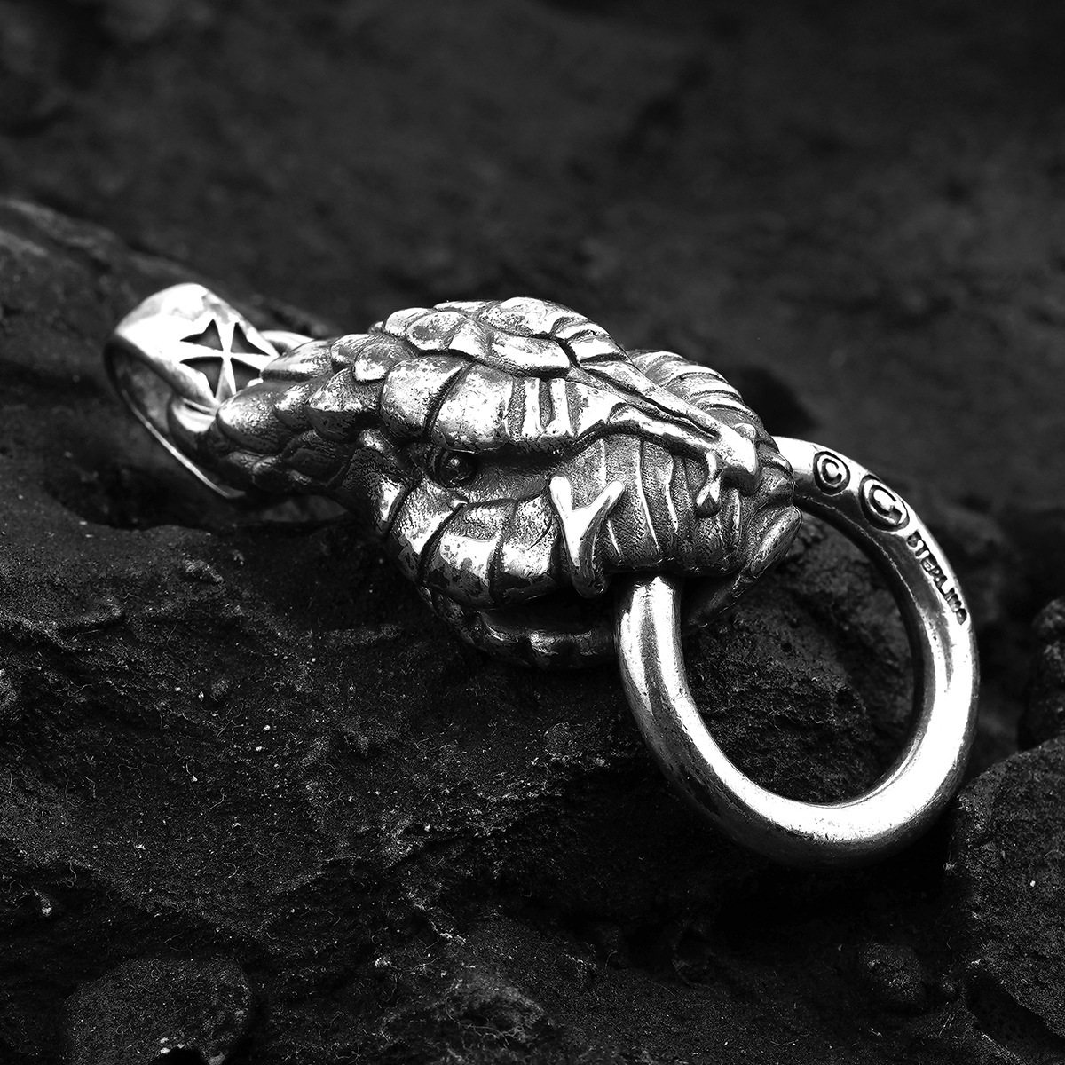 Chrome Hearts Cross Ring - Gothic 925 Sterling Silver Jewelry | David Studio