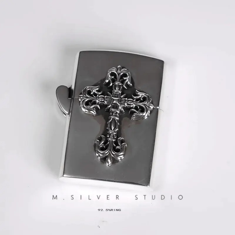 Chrome Hearts Cross Ring - Gothic 925 Sterling Silver Jewelry | David Studio