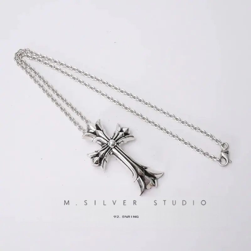 Chrome Hearts Cross Ring - Gothic 925 Sterling Silver Jewelry | David Studio