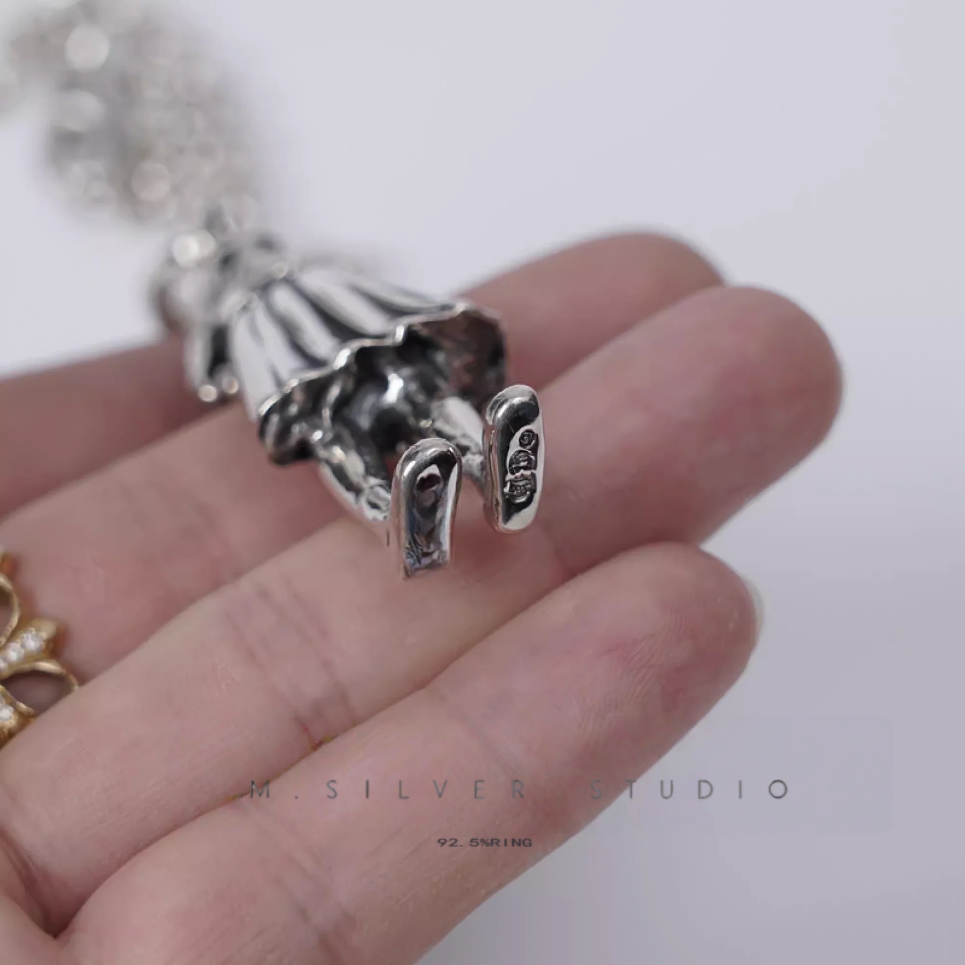 Chrome Hearts Cross Ring - Gothic 925 Sterling Silver Jewelry | David Studio