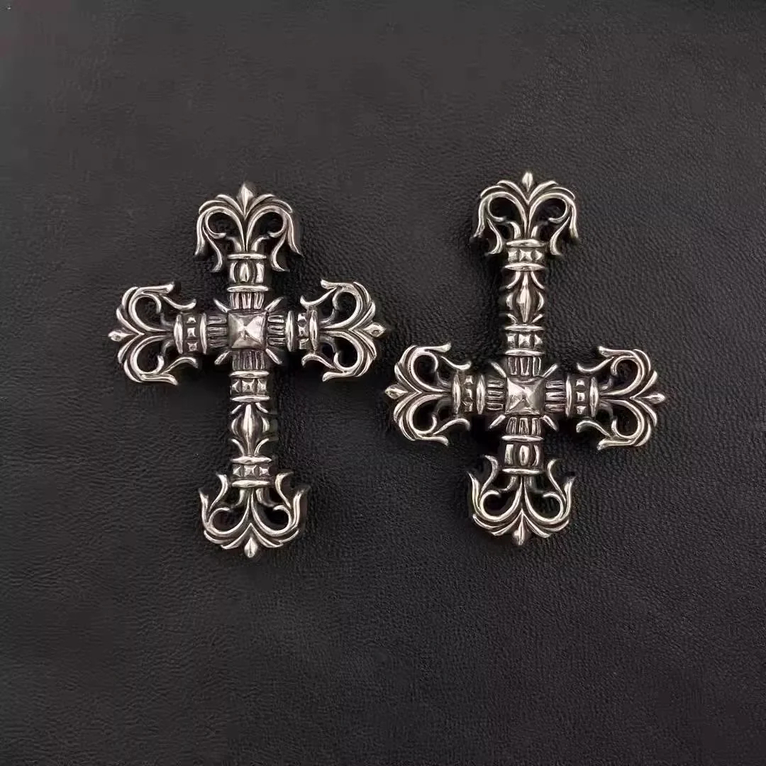 Chrome Hearts Cross Ring - Gothic 925 Sterling Silver Jewelry | David Studio
