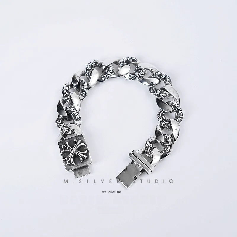 Chrome Hearts Cross Ring - Gothic 925 Sterling Silver Jewelry | David Studio