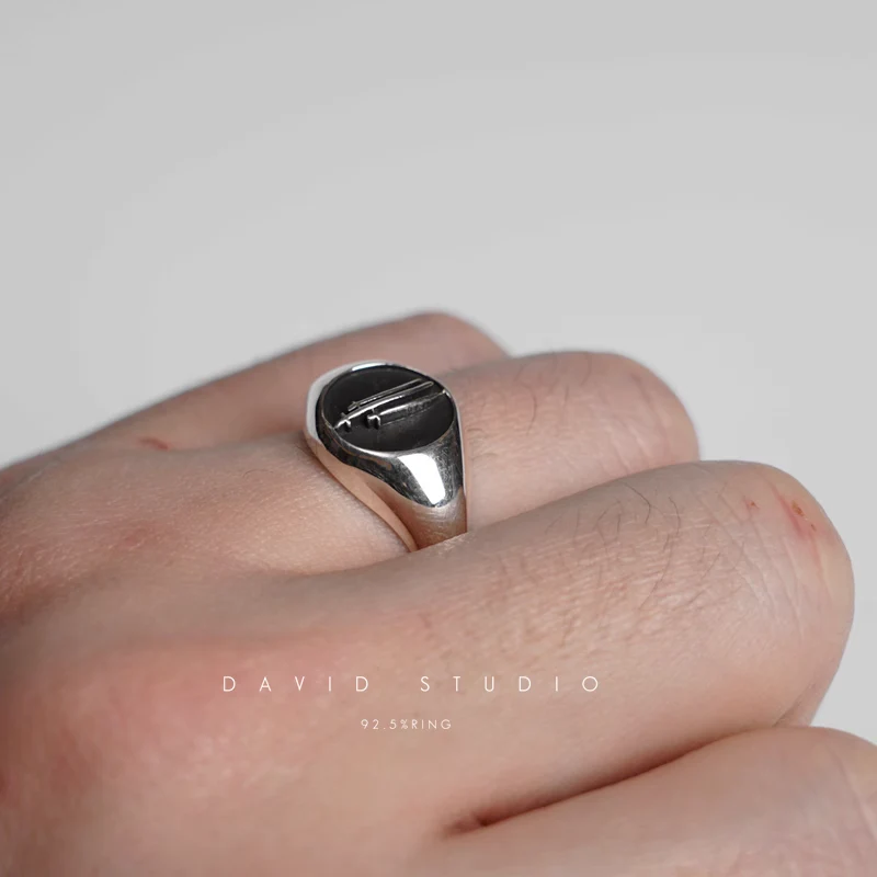 Chrome Hearts Cross Ring - Gothic 925 Sterling Silver Jewelry | David Studio