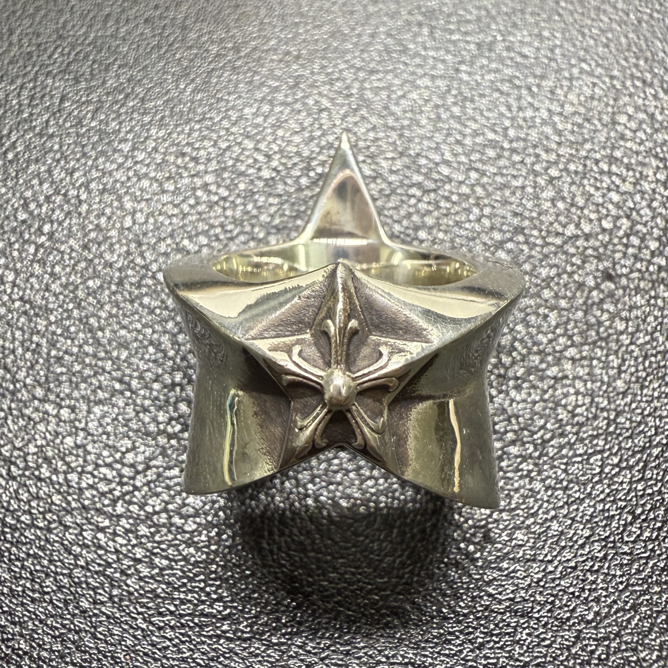 Chrome Hearts Cross Ring - Gothic 925 Sterling Silver Jewelry | David Studio