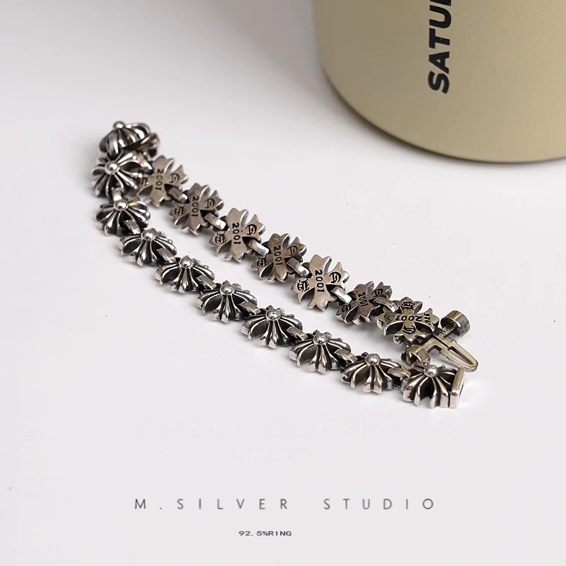 Chrome Hearts Cross Ring - Gothic 925 Sterling Silver Jewelry | David Studio