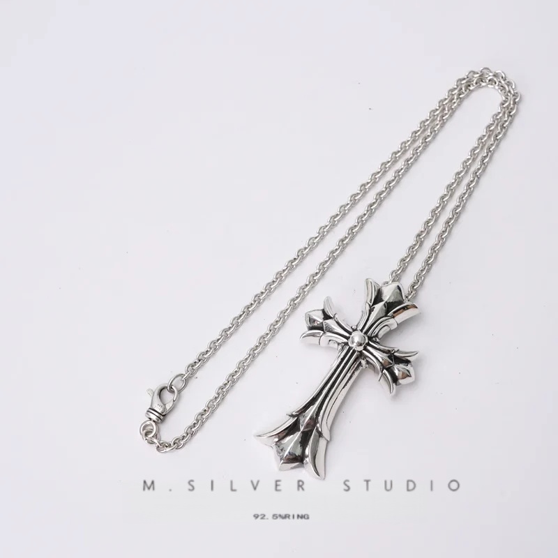 Chrome Hearts Cross Ring - Gothic 925 Sterling Silver Jewelry | David Studio