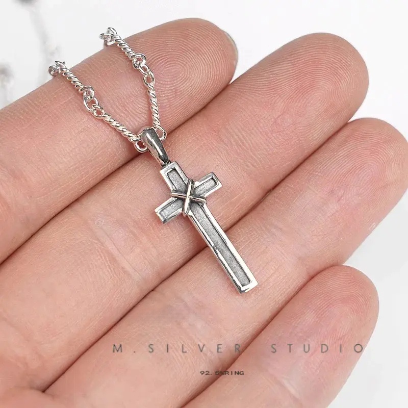 Chrome Hearts Cross Ring - Gothic 925 Sterling Silver Jewelry | David Studio
