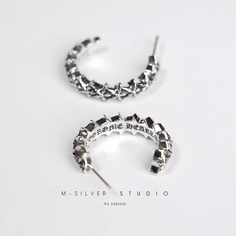 Chrome Hearts Cross Ring - Gothic 925 Sterling Silver Jewelry | David Studio