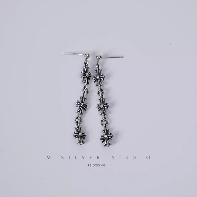 Chrome Hearts Cross Ring - Gothic 925 Sterling Silver Jewelry | David Studio