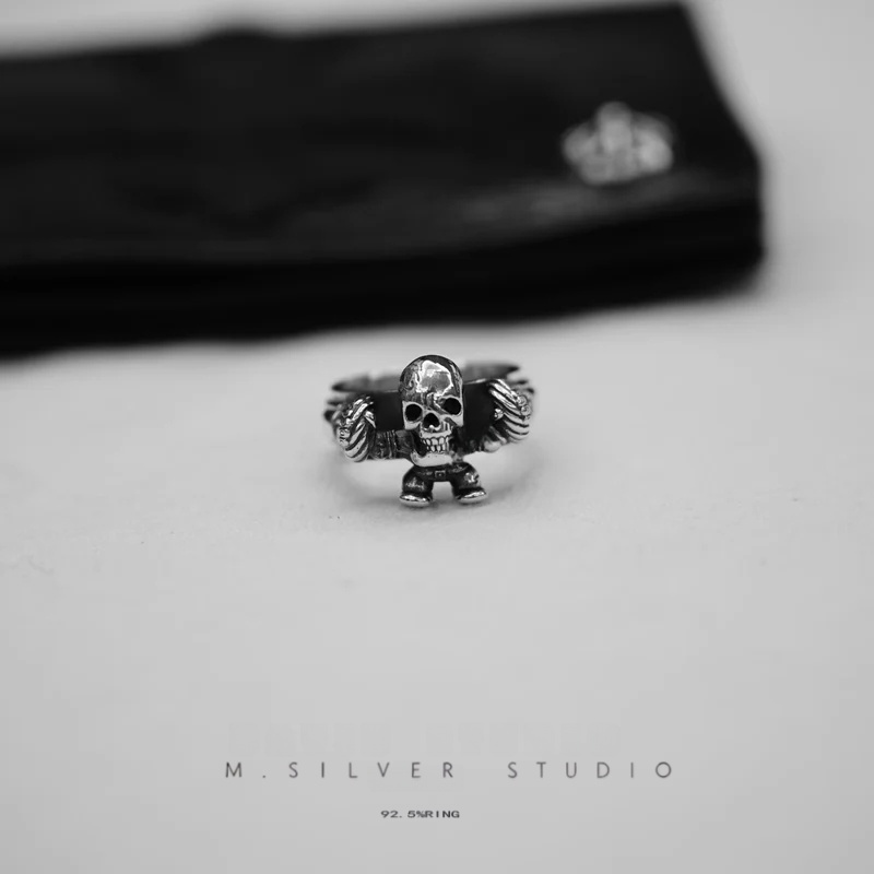 Chrome Hearts Cross Ring - Gothic 925 Sterling Silver Jewelry | David Studio
