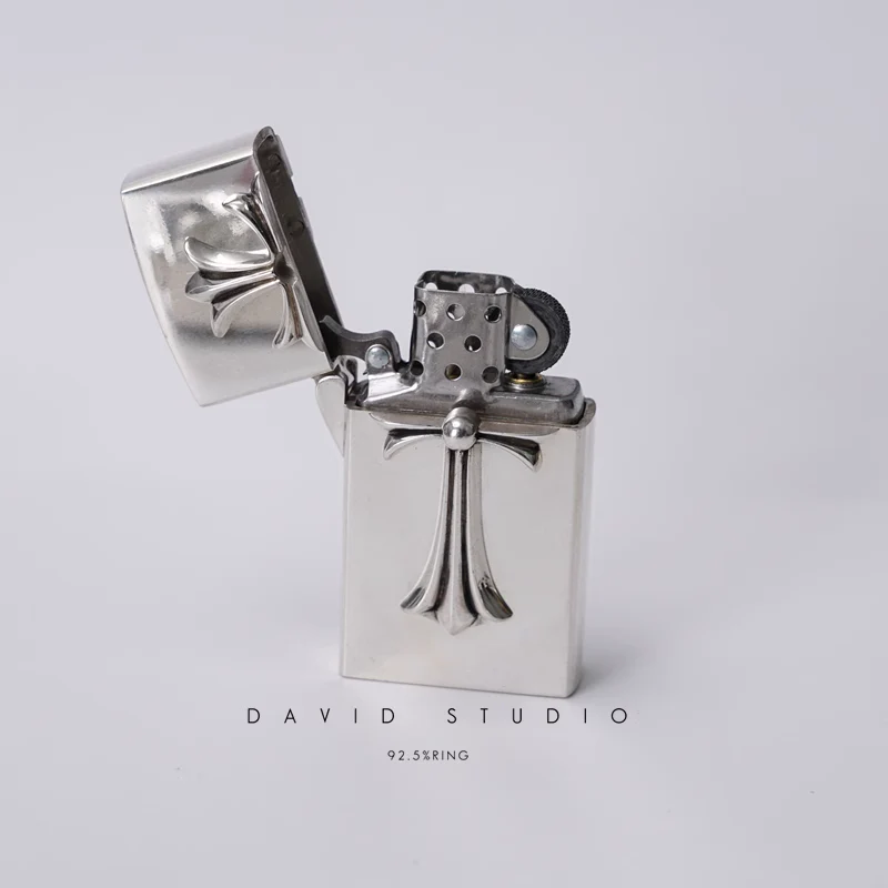 Chrome Hearts Cross Ring - Gothic 925 Sterling Silver Jewelry | David Studio