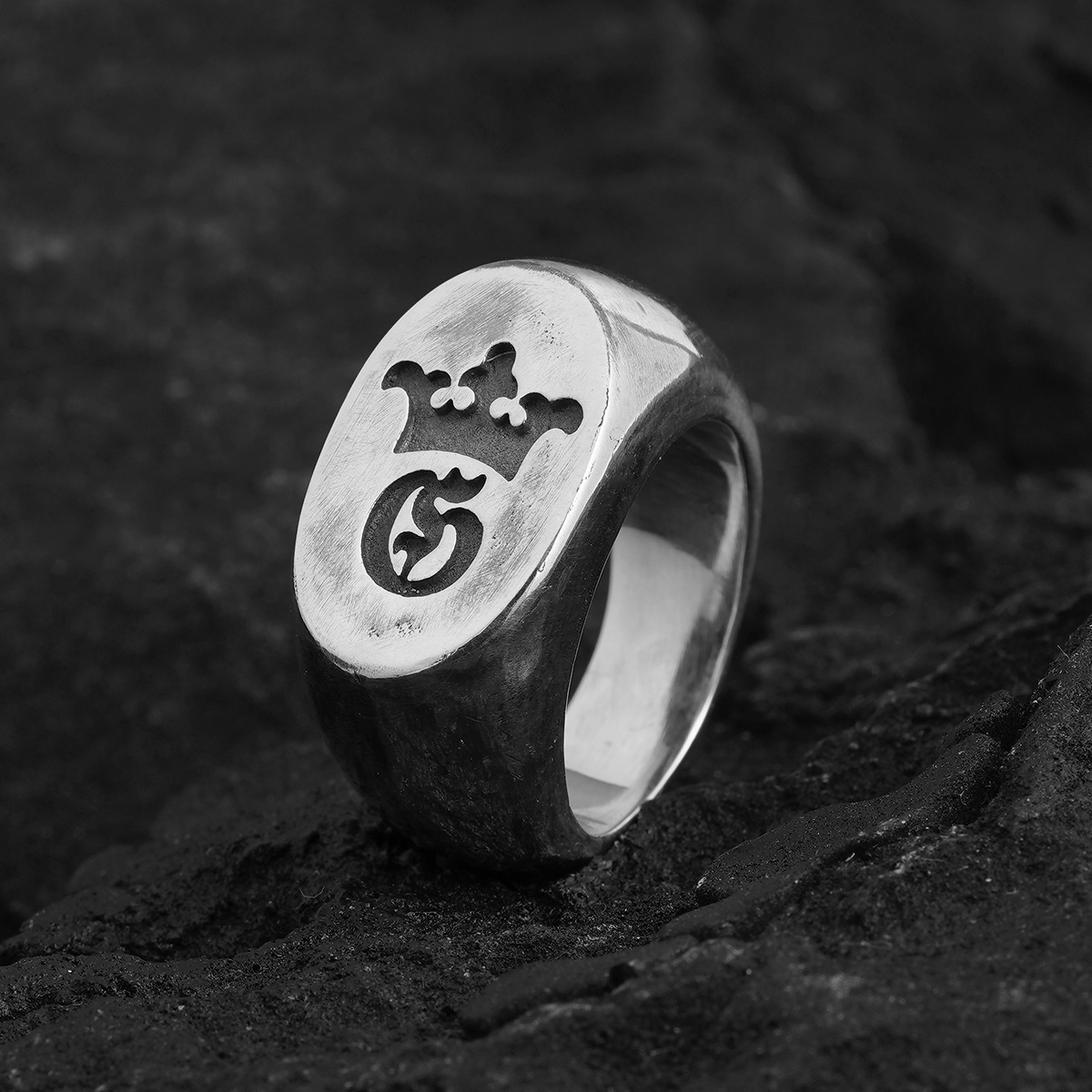 Chrome Hearts Cross Ring - Gothic 925 Sterling Silver Jewelry | David Studio