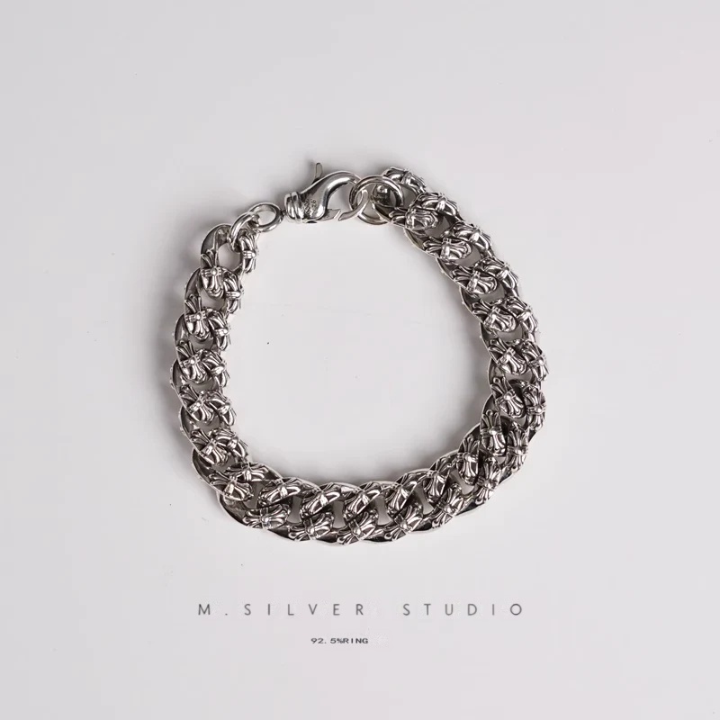 Chrome Hearts Cross Ring - Gothic 925 Sterling Silver Jewelry | David Studio