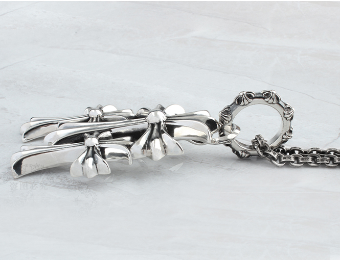 Chrome Hearts Cross Ring - Gothic 925 Sterling Silver Jewelry | David Studio