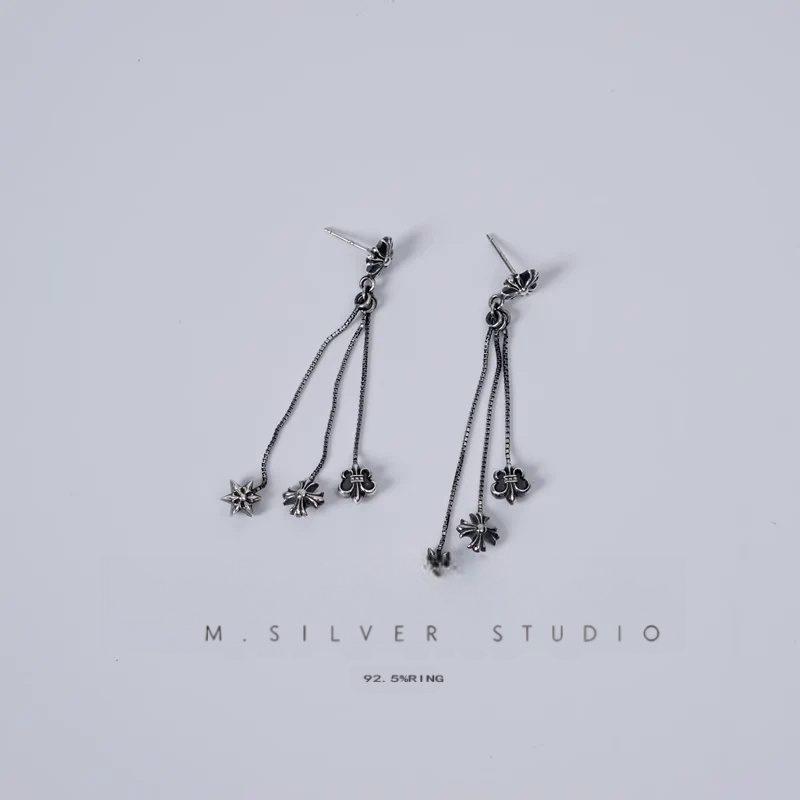 Chrome Hearts Cross Ring - Gothic 925 Sterling Silver Jewelry | David Studio