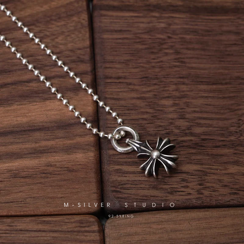 Chrome Hearts Cross Ring - Gothic 925 Sterling Silver Jewelry | David Studio