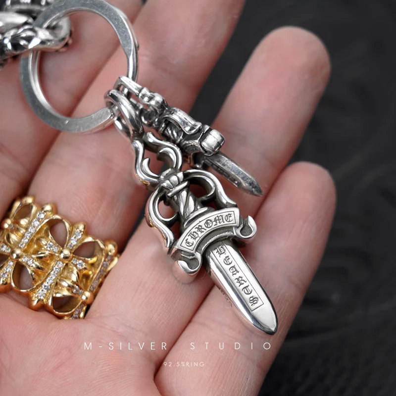 Chrome Hearts Cross Ring - Gothic 925 Sterling Silver Jewelry | David Studio