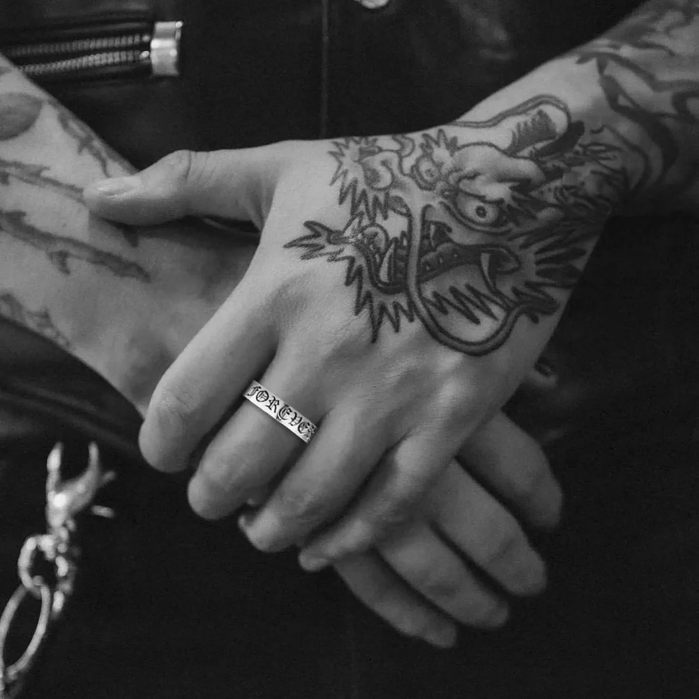 Chrome Hearts Cross Ring - Gothic 925 Sterling Silver Jewelry | David Studio