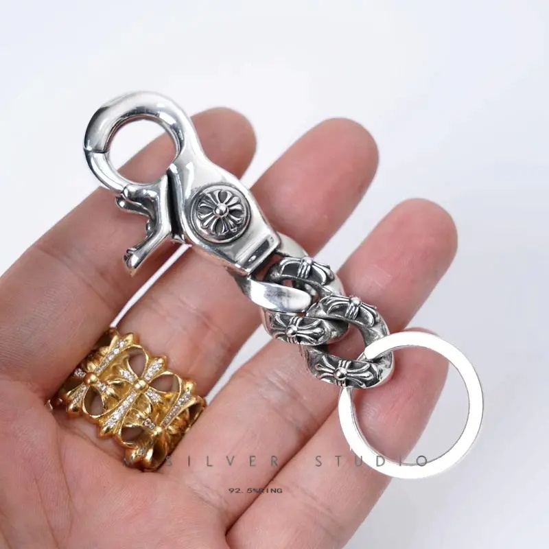 Chrome Hearts Cross Ring - Gothic 925 Sterling Silver Jewelry | David Studio