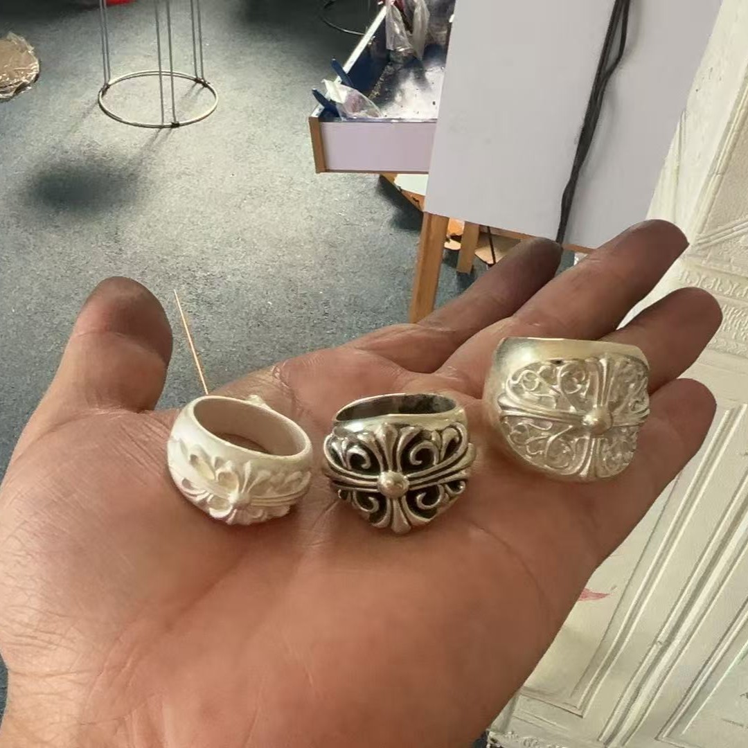 Chrome Hearts Cross Ring - Gothic 925 Sterling Silver Jewelry | David Studio