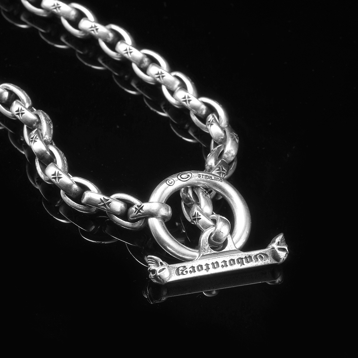 Chrome Hearts Cross Ring - Gothic 925 Sterling Silver Jewelry | David Studio