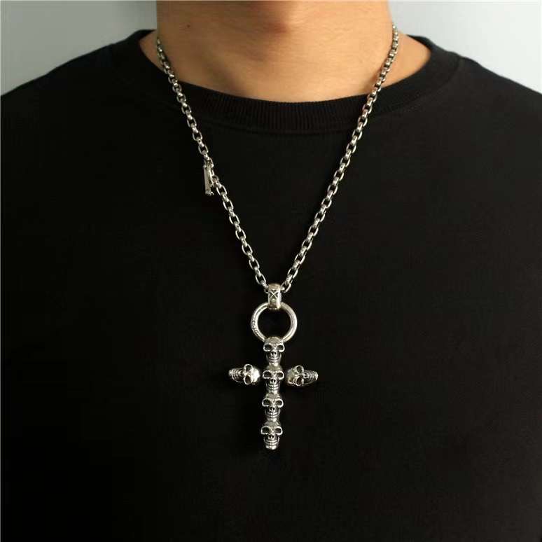 Chrome Hearts Cross Ring - Gothic 925 Sterling Silver Jewelry | David Studio