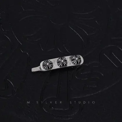 Chrome Hearts Cross Ring - Gothic 925 Sterling Silver Jewelry | David Studio